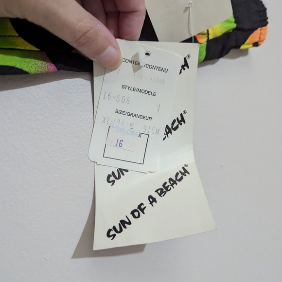 Christopher Rand Sun of a Beach Neon Shorts Polka Dots New With Tags Vintage 90s - Picture 4 of 6